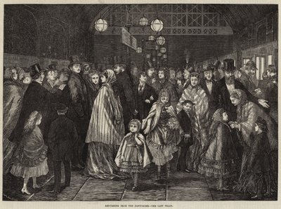Returning from the Pantomime, the Last Train by J.M.L. Ralston
